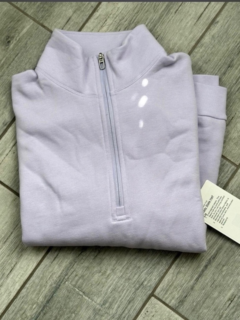 Lululemon Lavender Frost Steady State Half Zip